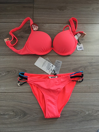 36 Beden Koton bikini takım 
