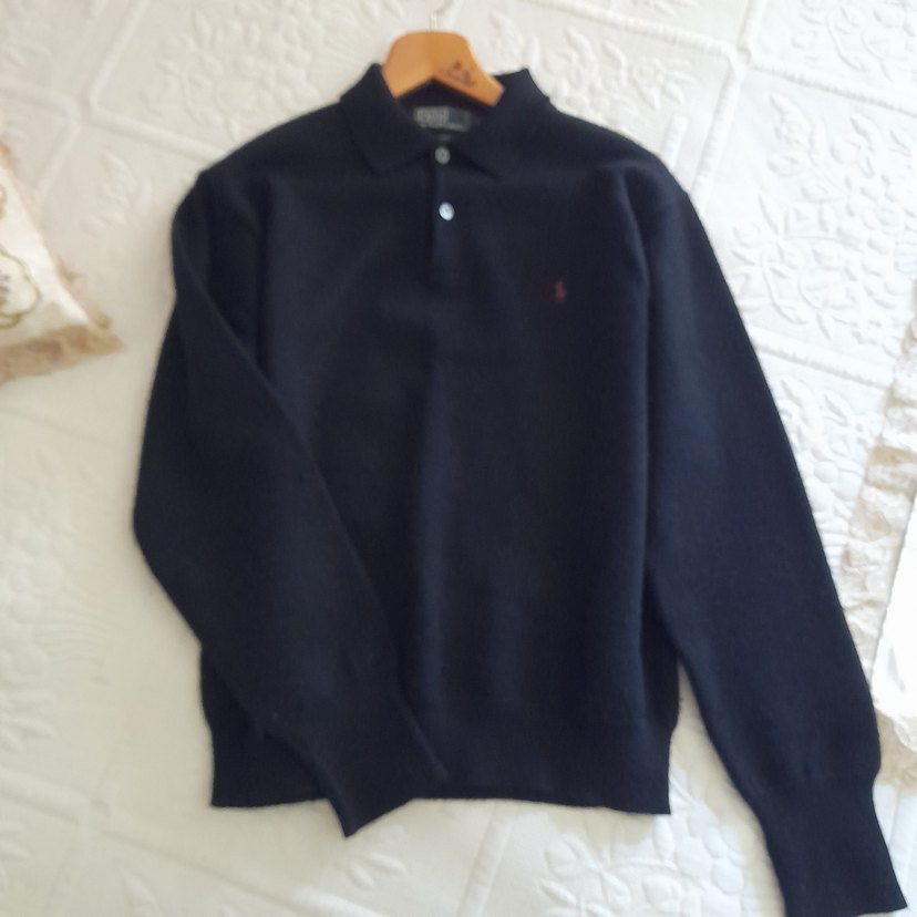 Ralph Lauren Koyu Lacivert Polo Kazak — görsel 3/13