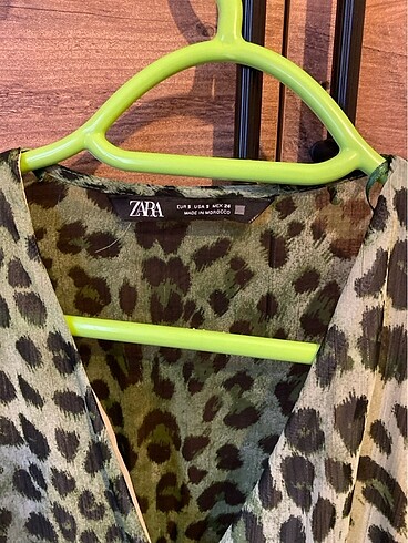 s Beden Zara leopar elbise