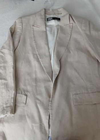 Zara Bej Blazer Ceket