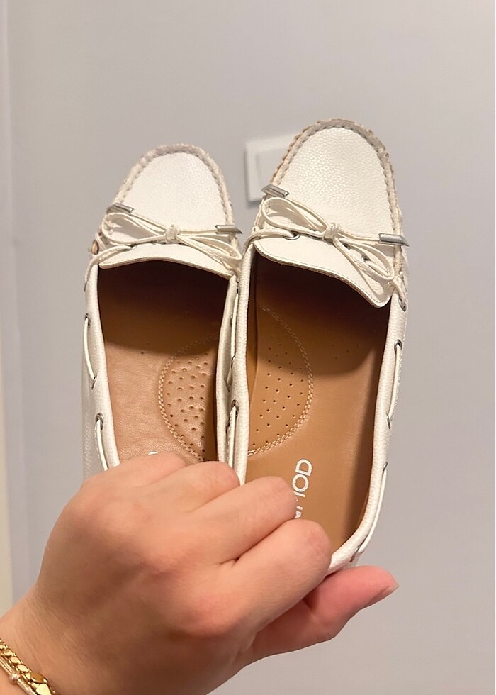 Derimod beyaz babet - Görsel 2