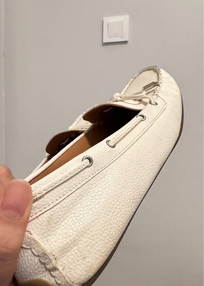 Derimod beyaz babet - Görsel 3