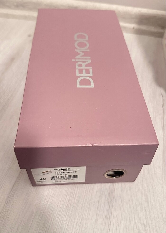 Derimod beyaz babet - Görsel 4