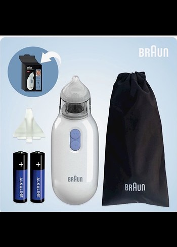 Braun Burun Aspiratörü Beyaz-Gri - Görsel 4