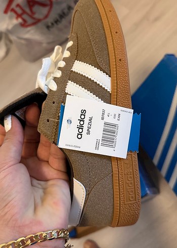 Kahverengi Süet Adidas Kadın Spor Ayakkabı - Görsel 5