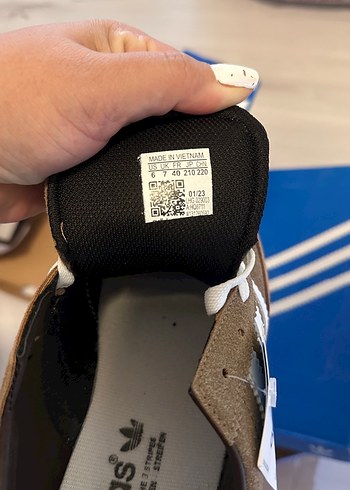 Kahverengi Süet Adidas Kadın Spor Ayakkabı - Görsel 2