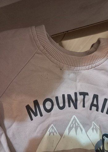 Bej Erkek Çocuk Sweatshirt - Rahat Kesim - Görsel 3