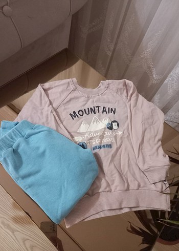 Bej Erkek Çocuk Sweatshirt - Rahat Kesim - Görsel 2