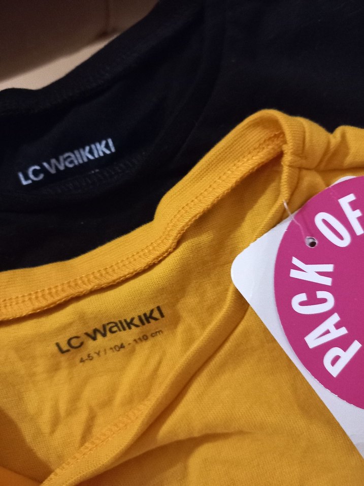 Kız Çocuk Uzun Kollu Sarı Tişört - Görsel 2