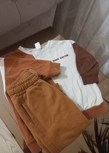 Kahverengi Bebek Erkek Eşofman Takımı - Görsel 2