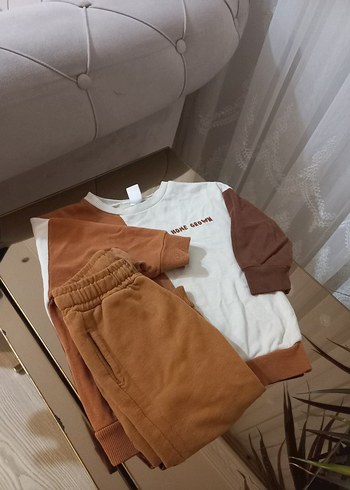 Kahverengi Bebek Erkek Eşofman Takımı - Görsel 3