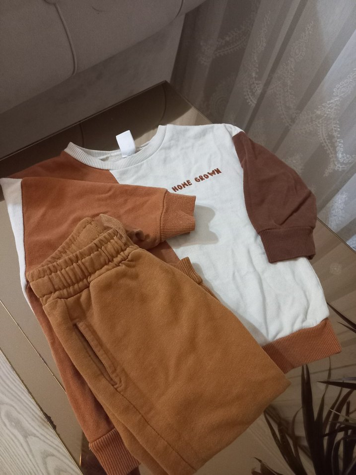 Kahverengi Bebek Erkek Eşofman Takımı - Görsel 2
