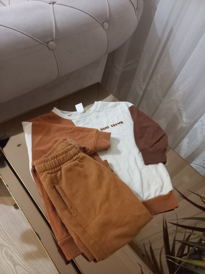 Kahverengi Bebek Erkek Eşofman Takımı - Görsel 3