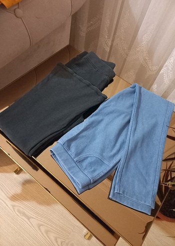 kiz cocuk ve Gri Skinny Denim Pantolon - Görsel 2