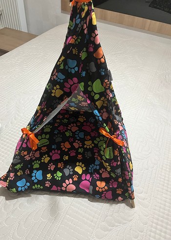 Renkli Patili Kedi Çadırı - Görsel 2