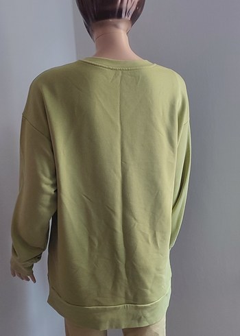 xl Beden haki Renk Unisex Oversize Sweatshirt