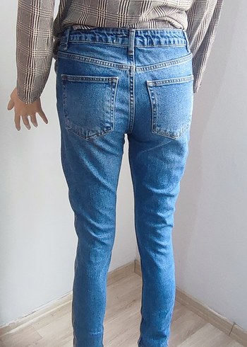 Kadın Fit Denim Pantolon - Görsel 4