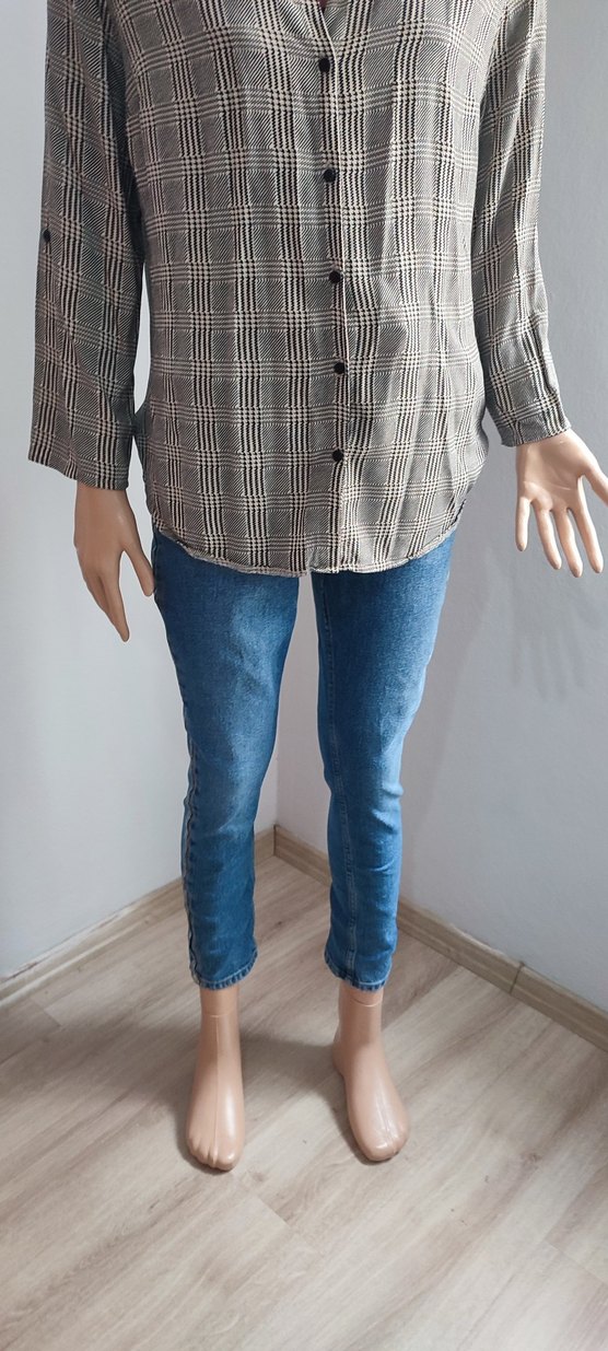 Kadın Fit Denim Pantolon - Görsel 3