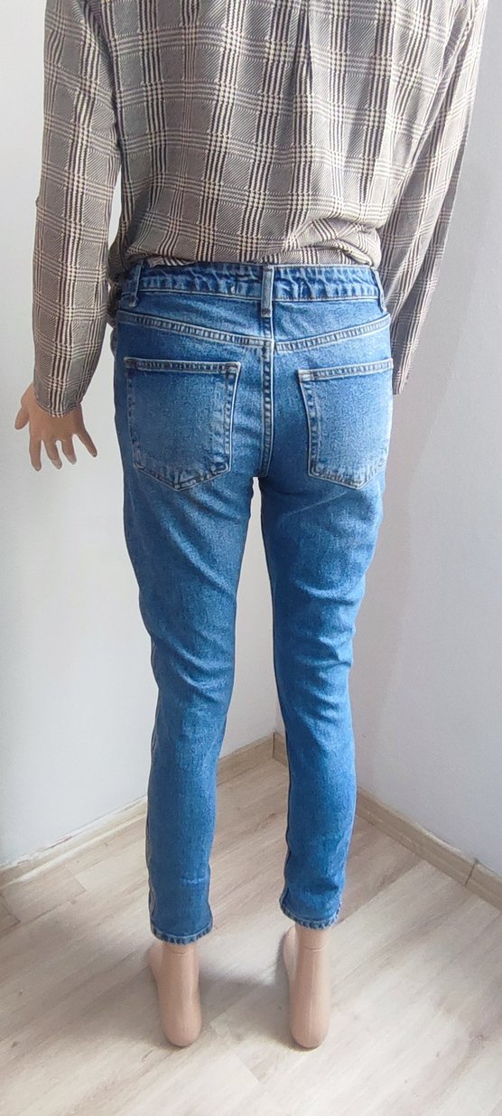 Kadın Fit Denim Pantolon - Görsel 4