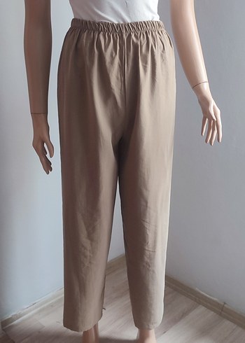 36 Beden Bej Şalvar Pantolon