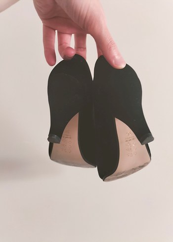 36 Beden siyah Renk Siyah Minimalist Topuklu Stiletto