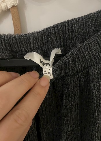 Gri Uzun Etek Volanlı Bohem - Görsel 3