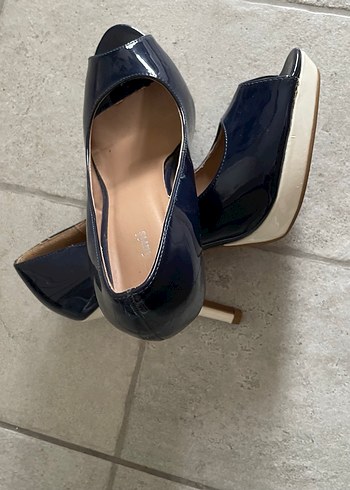 Polaris lacivert platform ayakkabı - Görsel 2