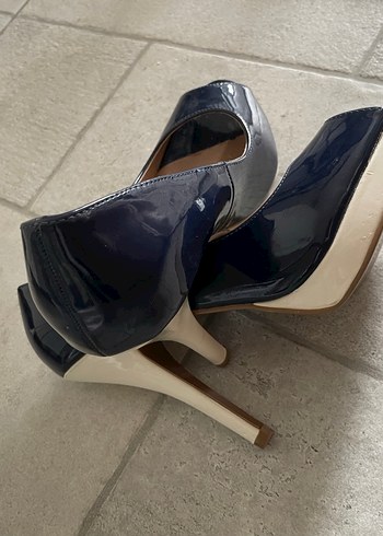 Polaris lacivert platform ayakkabı - Görsel 3