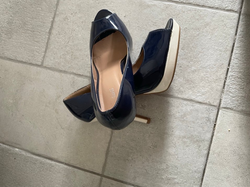 Polaris lacivert platform ayakkabı - Görsel 2