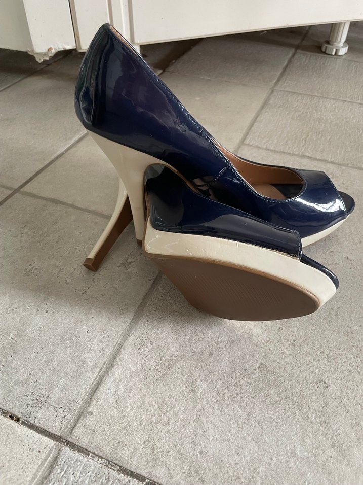 Polaris lacivert platform ayakkabı - Görsel 5