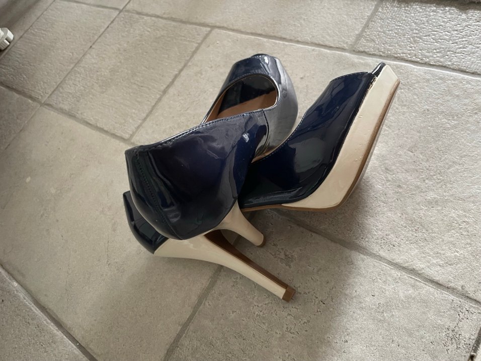 Polaris lacivert platform ayakkabı - Görsel 3