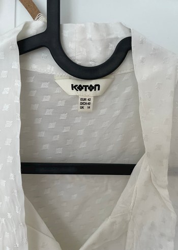 Koton Bohem saten Keten Gömlek