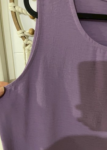 Mor Kolsuz Midi Elbise - Görsel 4