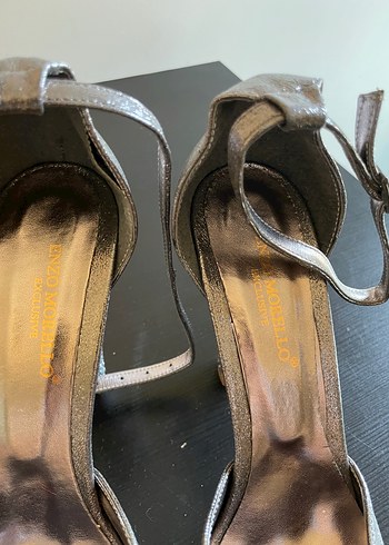 Simli Yüksek Topuklu Kadın Abiye Ayakkabı - Görsel 9