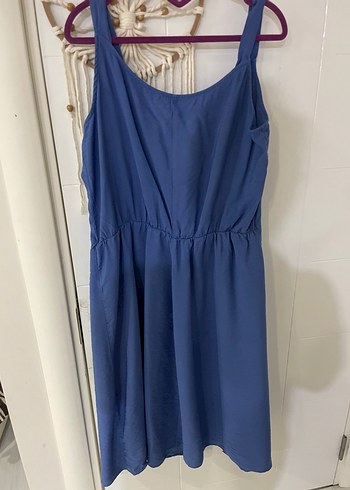 Mavi düğmeli elbise - Görsel 5