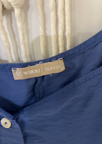 Mavi düğmeli elbise - Görsel 3