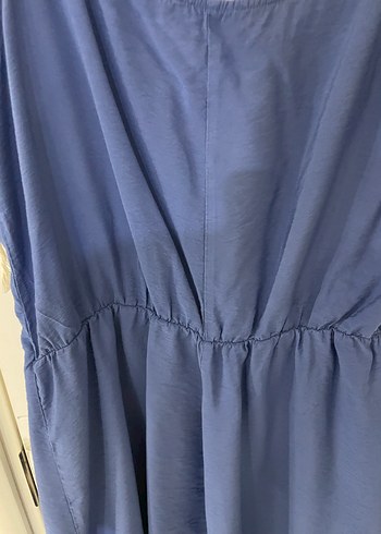 Mavi düğmeli elbise - Görsel 6