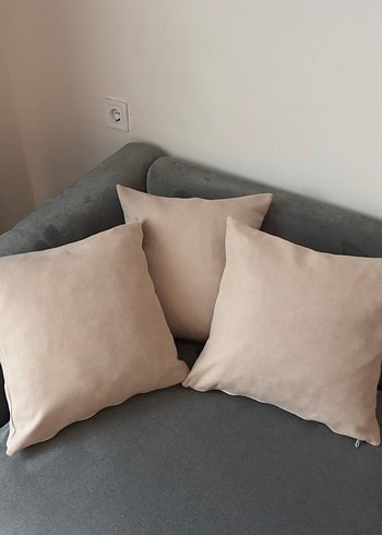 Bej Dekoratif Yastık Seti - Görsel 2