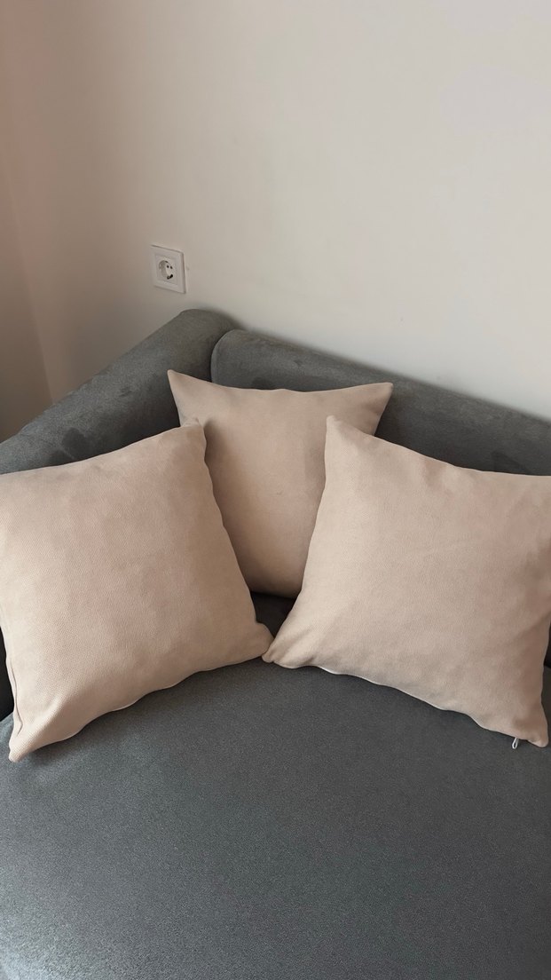 Bej Dekoratif Yastık Seti - Görsel 2