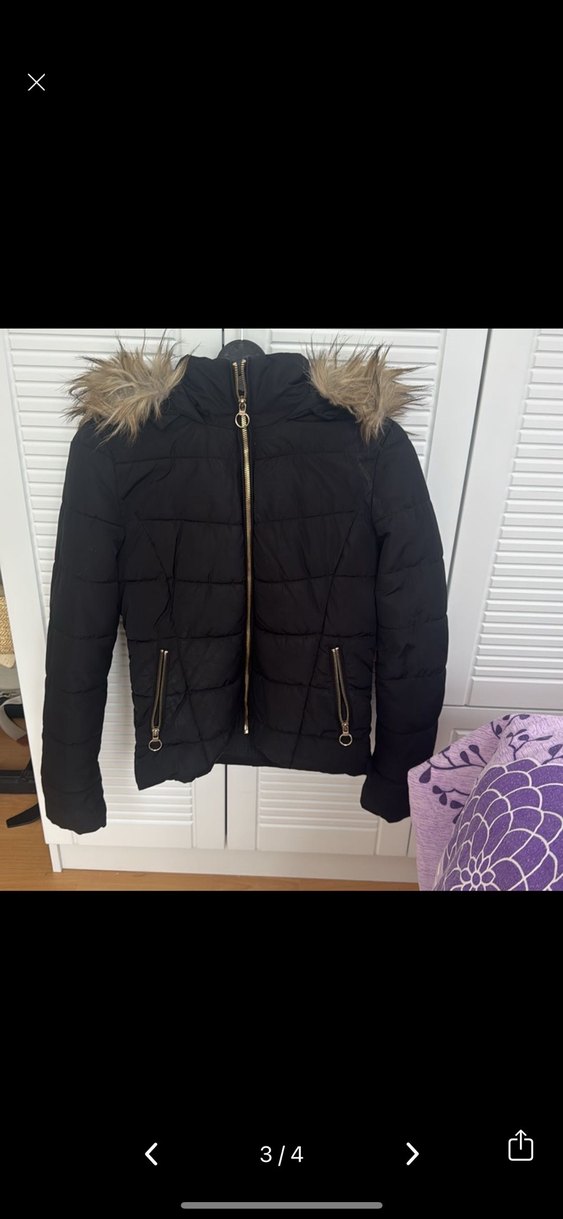 Siyah mont - Görsel 3