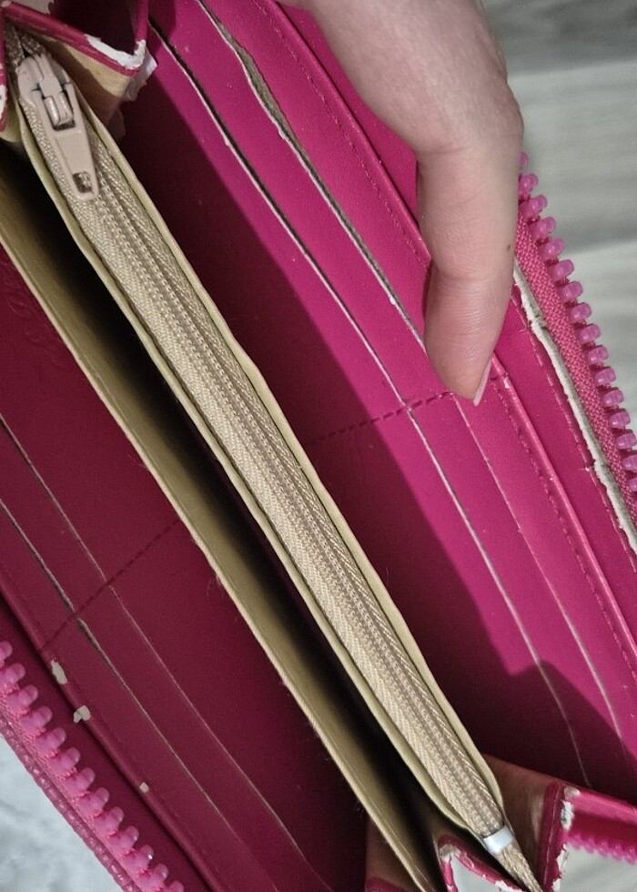 Pembe Kadın Cüzdan - Görsel 4