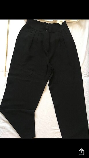40 Beden siyah Renk Mango havuç model pantolon