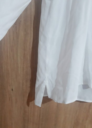 l Beden beyaz Renk Zara gomlek