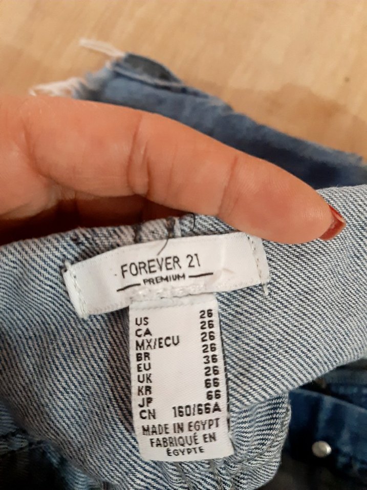 Kadın Kot Şort Mini Boy - Görsel 5