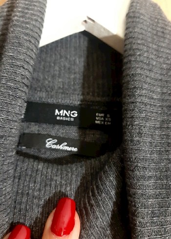 Gri Kadın Balıkçı Yaka Triko Kazak - Görsel 3