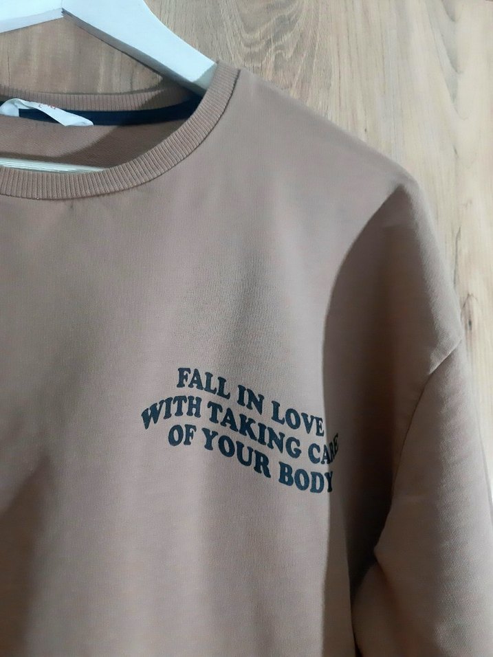 Baskılı Kadın Sweatshirt - Görsel 2