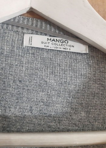 Gri Salaş Kadın Hırka, Midi, Uzun Kollu - Görsel 2