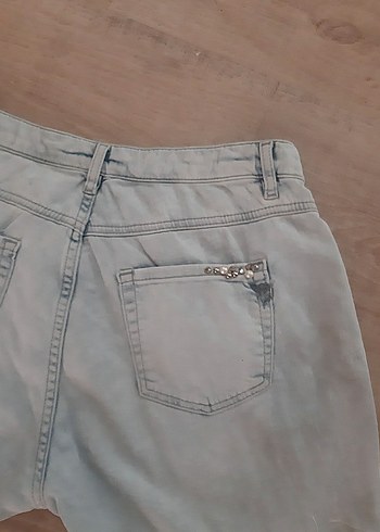 l Beden mavi Renk Kadın Denim Şort