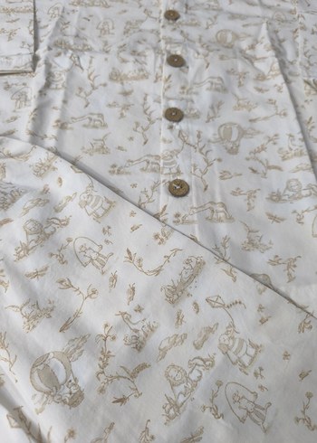 Erkek Kısa Kollu Baskılı Pijama Takımı - Görsel 4