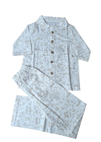 Erkek Kısa Kollu Baskılı Pijama Takımı - Görsel 2